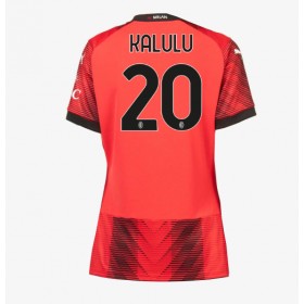 AC Milan Pierre Kalulu #20 Hemmakläder Dam 2023-24 Kortärmad